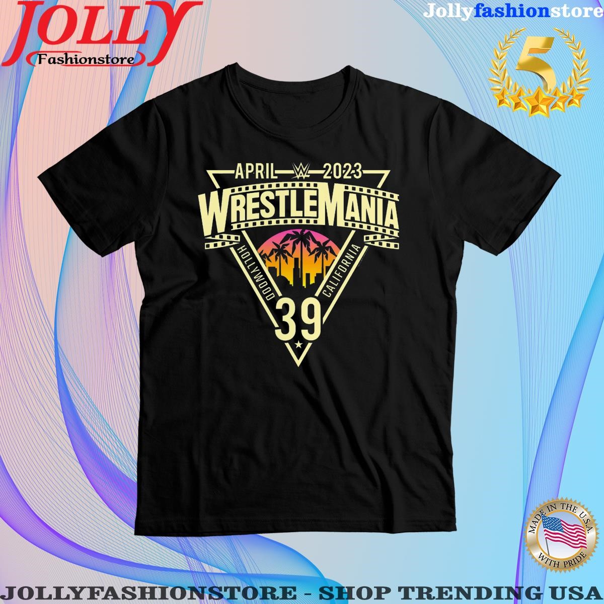 Royal wwe wrestlemania 39 sunset logo shirt