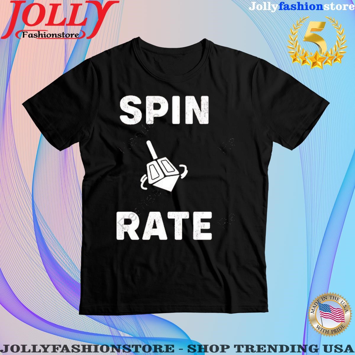 Spin rate Israel baseball T-shirt