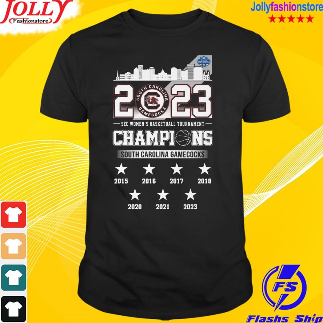 2023 sec womens basketball tournament champions south carolina gamecocks city shirt
