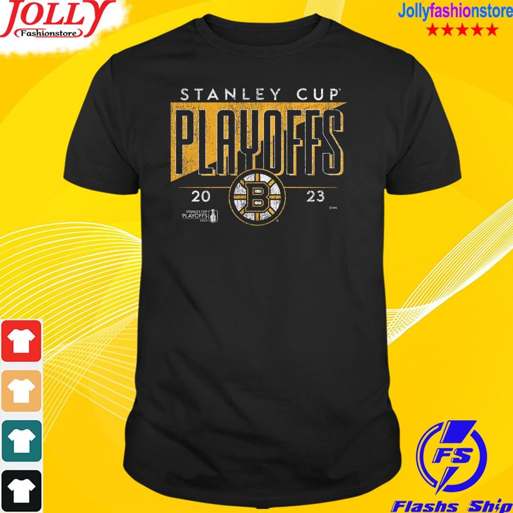 Boston Bruins fanatics branded 2023 stanley cup playoffs shirt