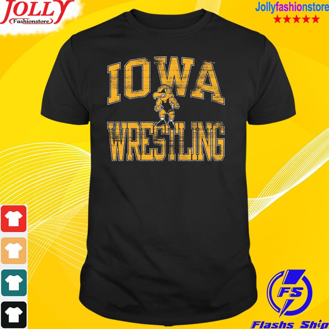 Iowa hawkeyes champion wrestling shirt