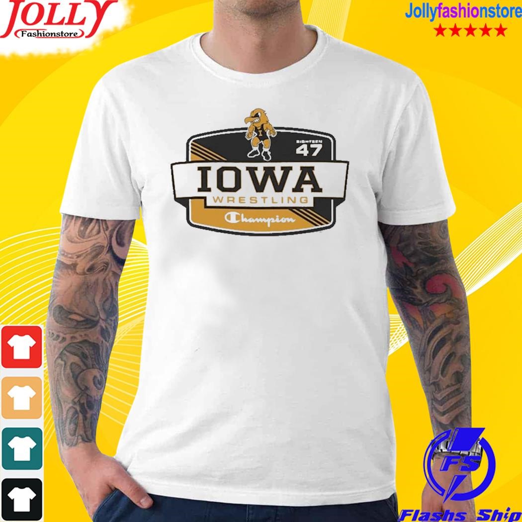 Iowa hawkeyes established champion wrestling shirt