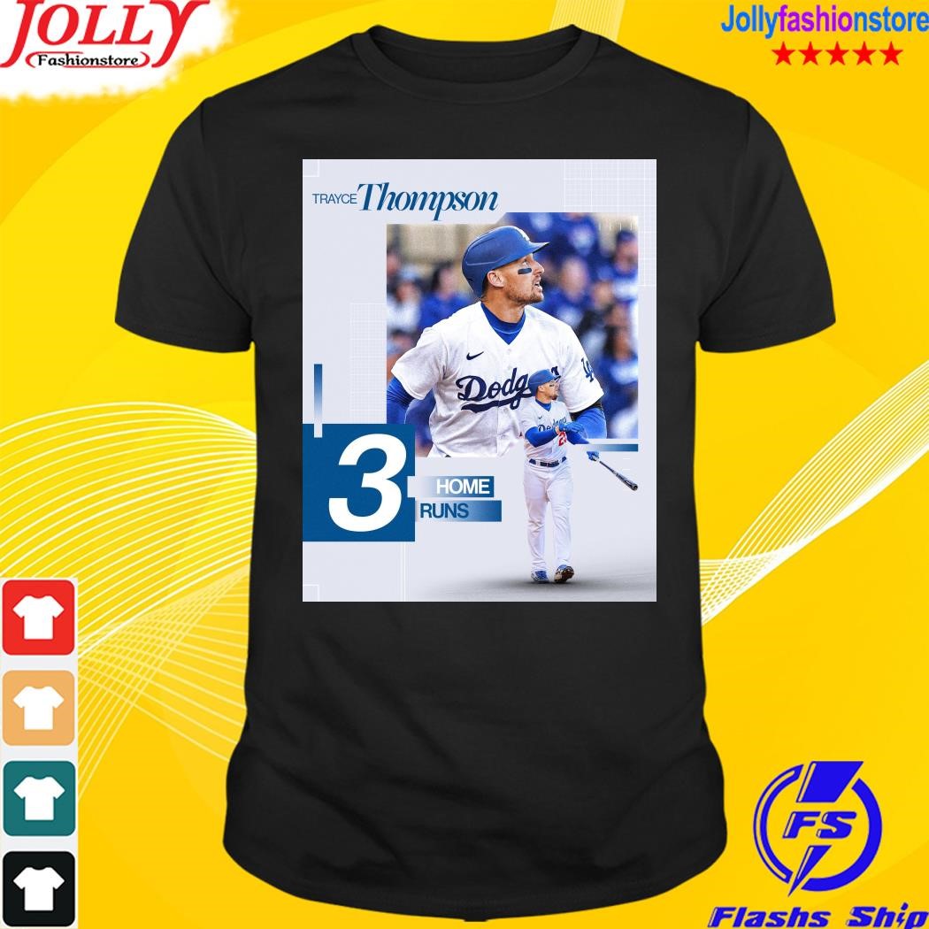 The first 3 homer game of the season belongs to trayce thompson shirt