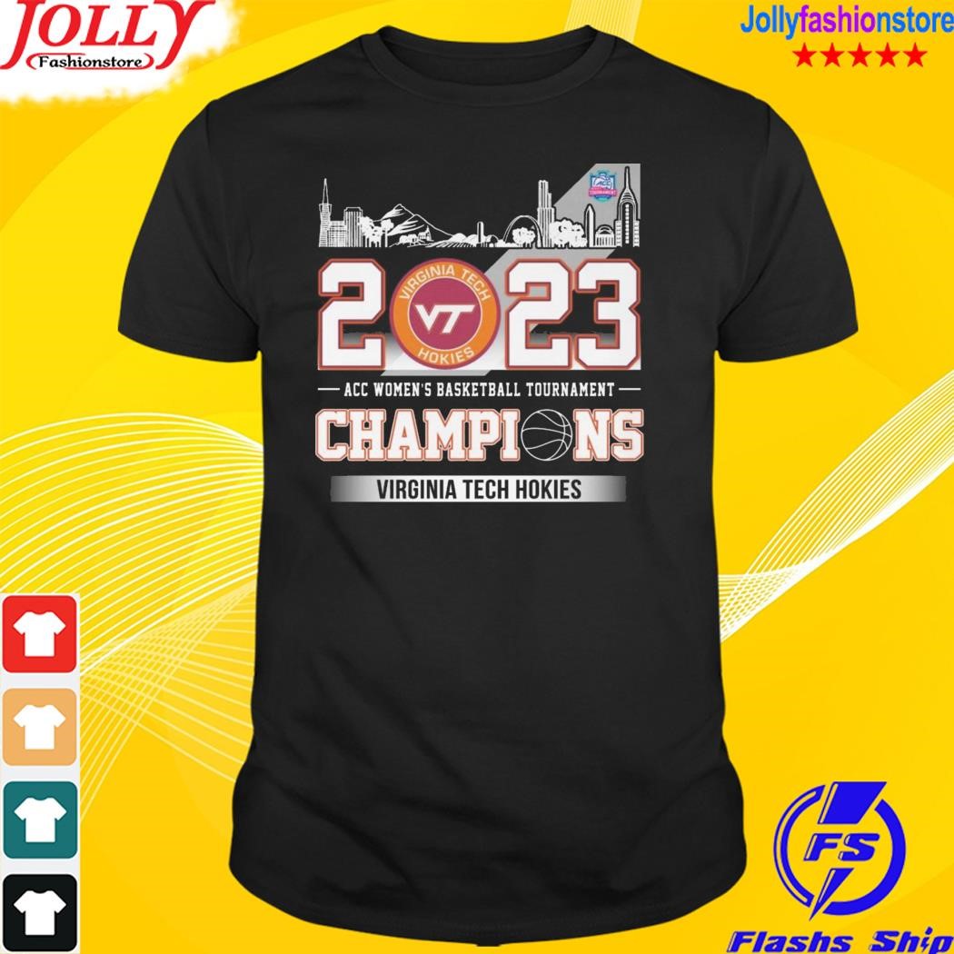 Virginia tech hokies 2023 ncaa women's basketball tournament champions shirt