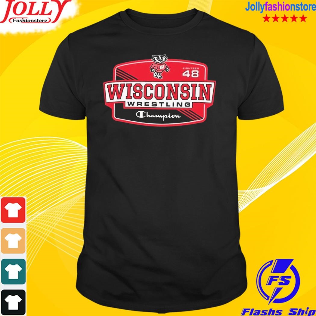 Wisconsin badgers established champion wrestling shirt