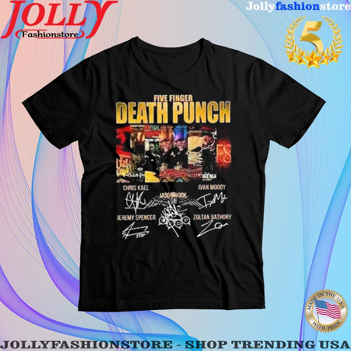 Five finger death punch signatures shirt