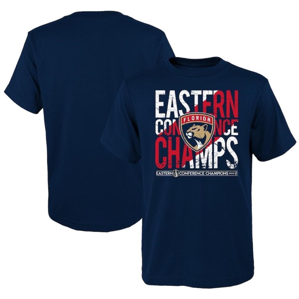Florida Panthers Fanatics Branded Youth 2023 Eastern Conference Champions T-Shirt