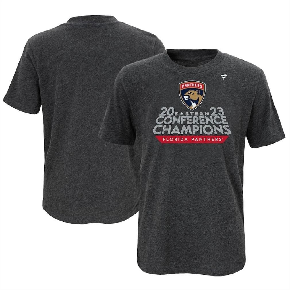 Florida Panthers Fanatics Branded Youth 2023 Eastern Conference Champions Locker Room T-Shirt