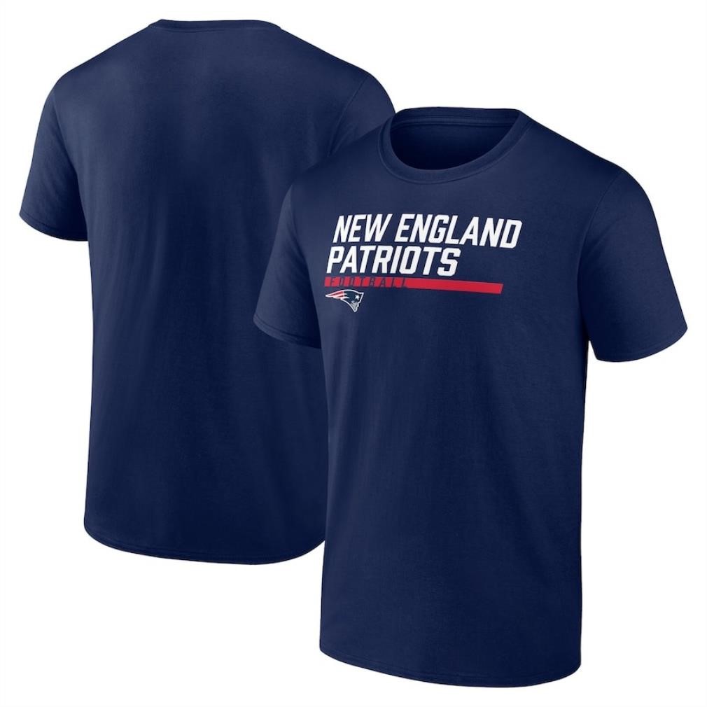 New England Patriots Fanatics Branded Stacked T-Shirt