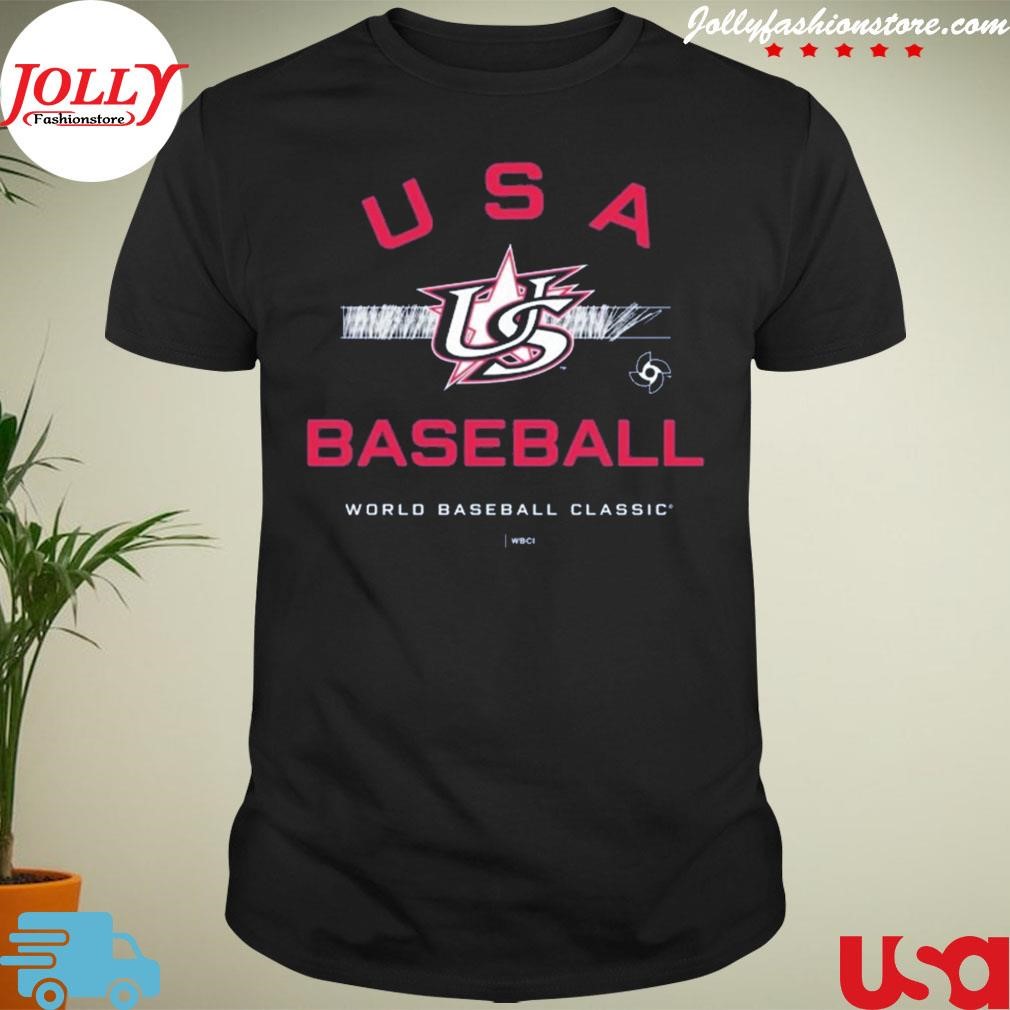 New mlb usa baseball navy 2023 world baseball country Shirt