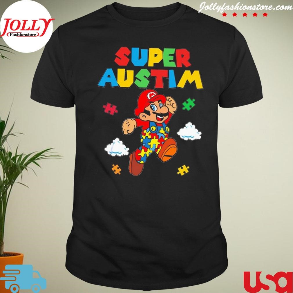 New super Mario autism Shirt