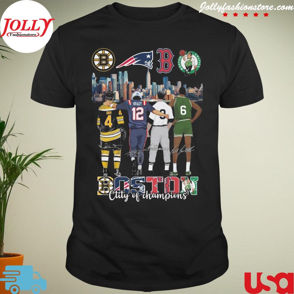 New trending Boston city of champions city signatures Shirt