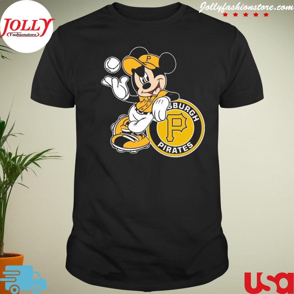 New trending mickey mouse Pittsburgh pirates baseball Shirt