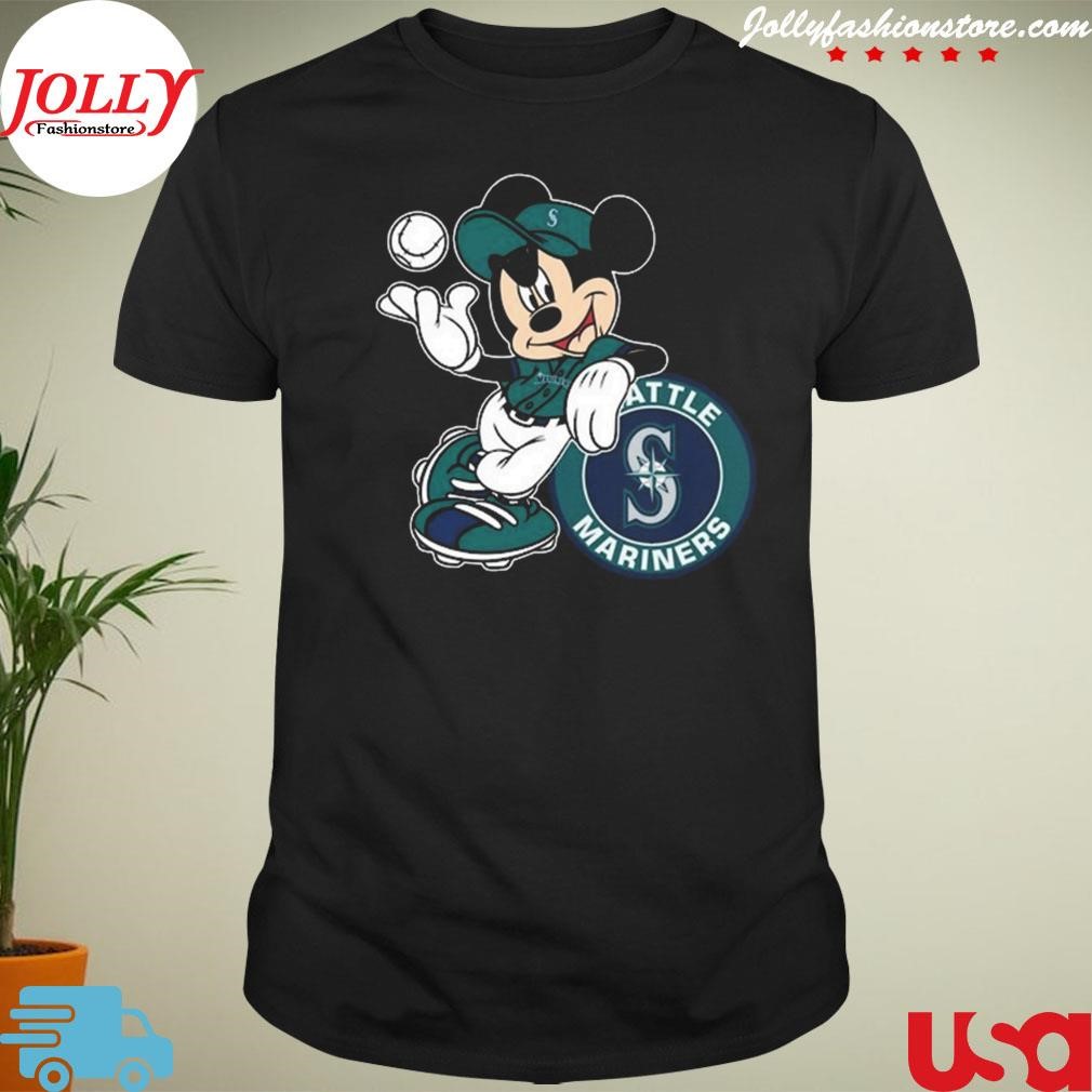 New trending mickey mouse Seattle mariners baseball Shirt