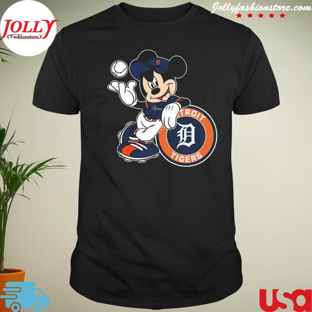 New trending mickey mouse detroit tigers baseball Shirt