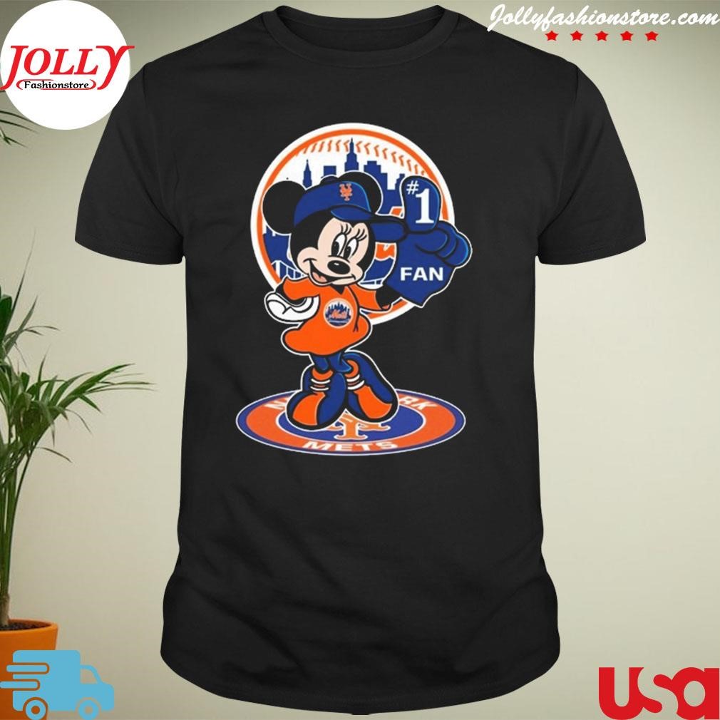 New trending mickey mouse san new york mets fan 1 baseball Shirt