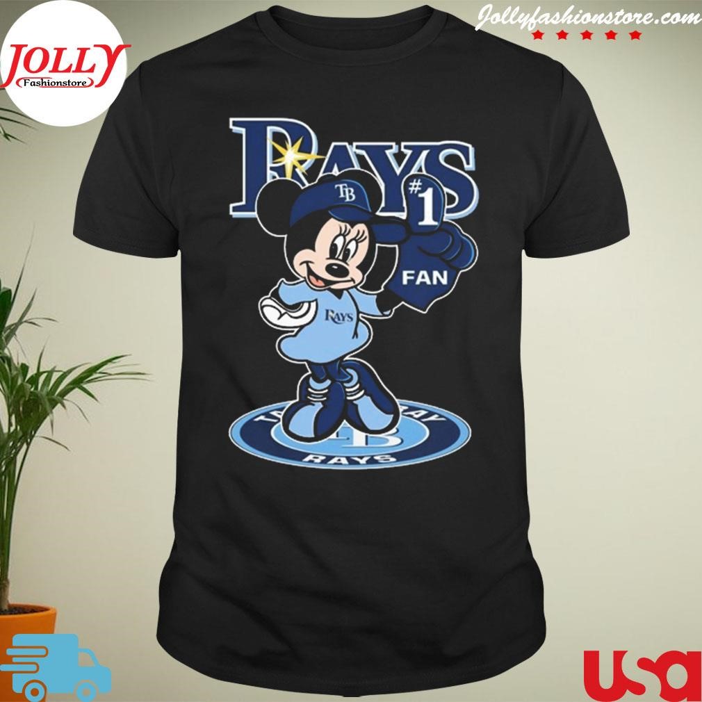 New trending mickey mouse tampa bay rays fan 1 baseball Shirt
