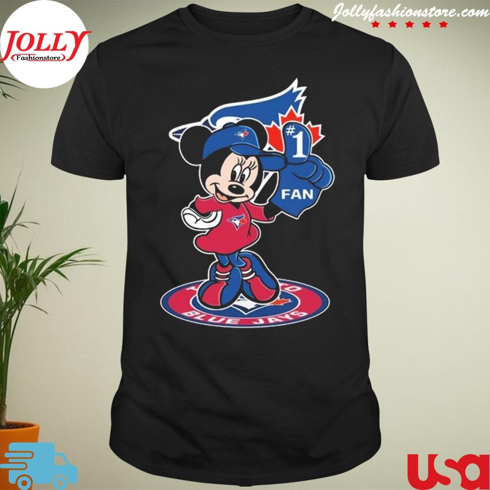 New trending mickey mouse toronto blue jays fan 1 baseball Shirt