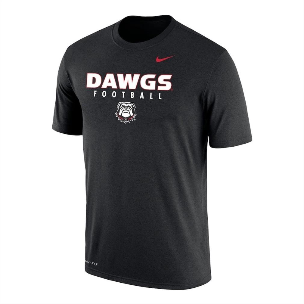 Nike Georgia Bulldogs Football Drop Performance T-Shirt