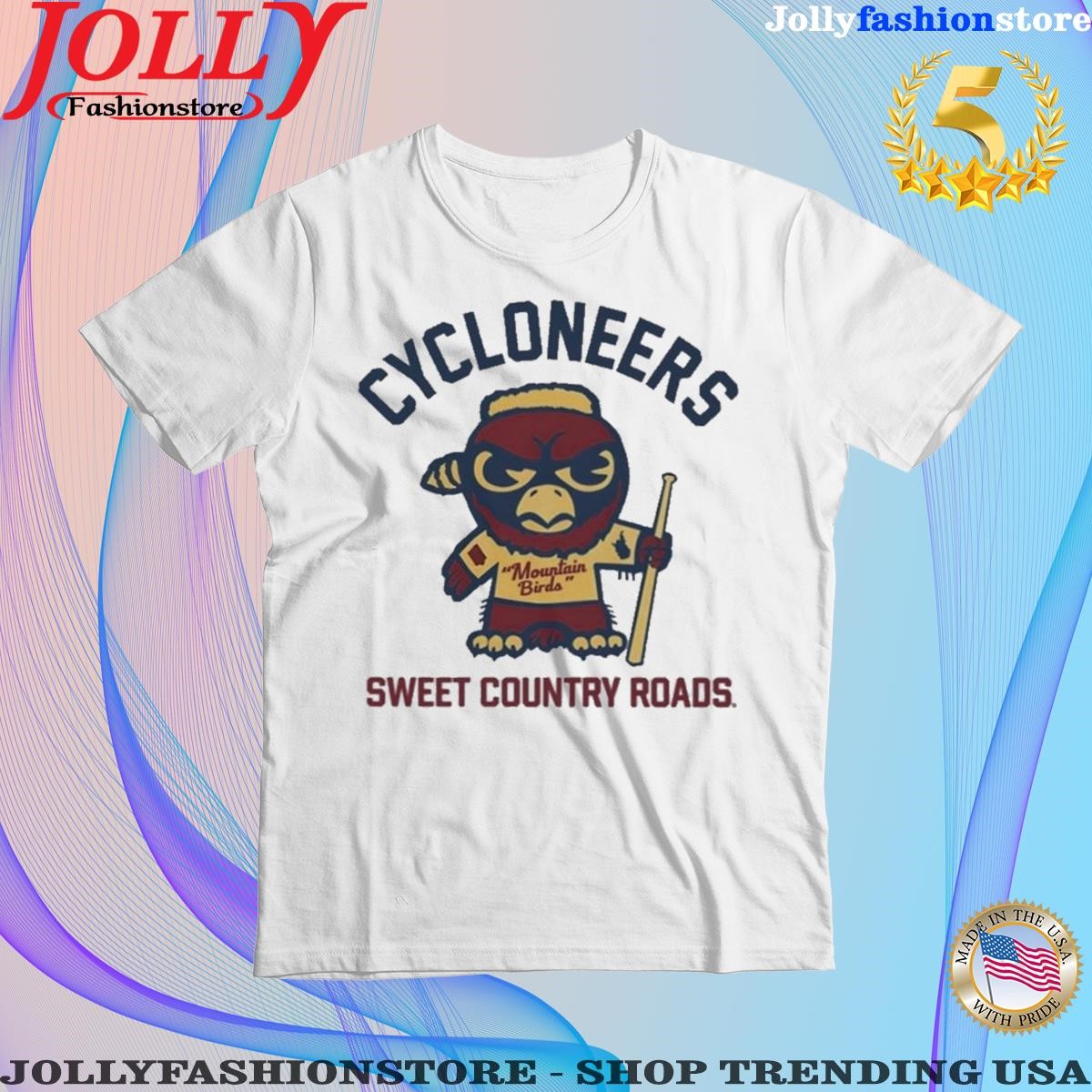 Official Ray Gun Cycloneers Mountain Birds Sweet Country Roads Shirt