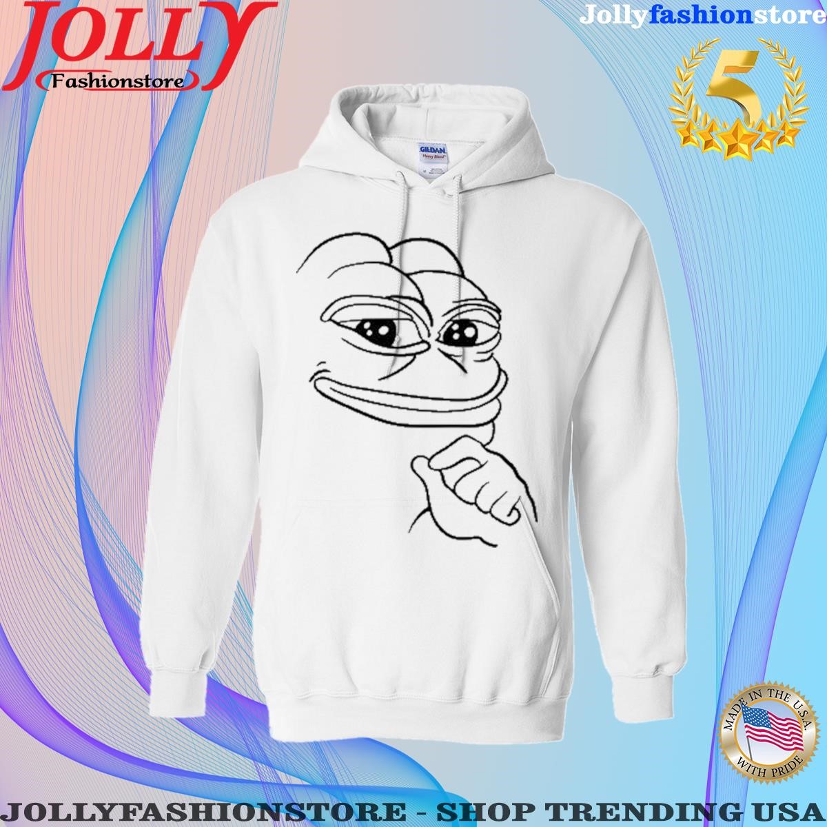 $Pepe Frog Shirt white hoodie tee shirt.png