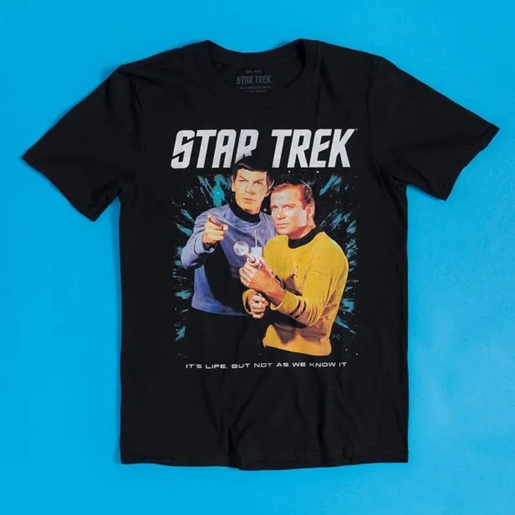 Star Trek It's Life Characters Black T-Shirt