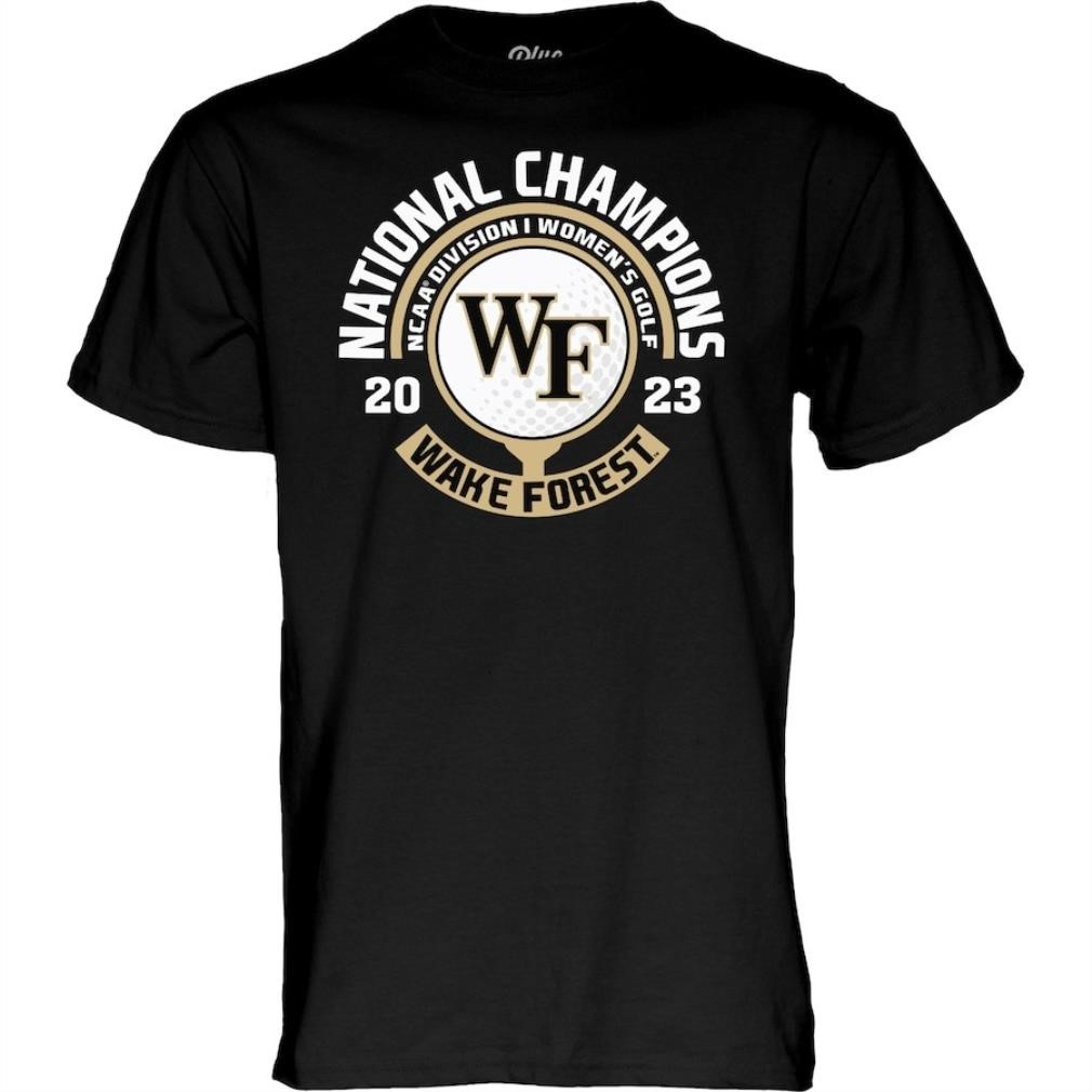 Wake Forest Demon Deacons 2023 NCAA Women's Golf National Champions T-Shirt