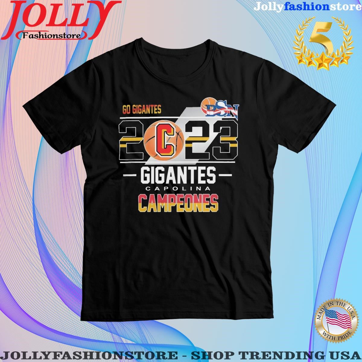 Official campeones Gigantes De Carolina Bsn 2023 Shirt