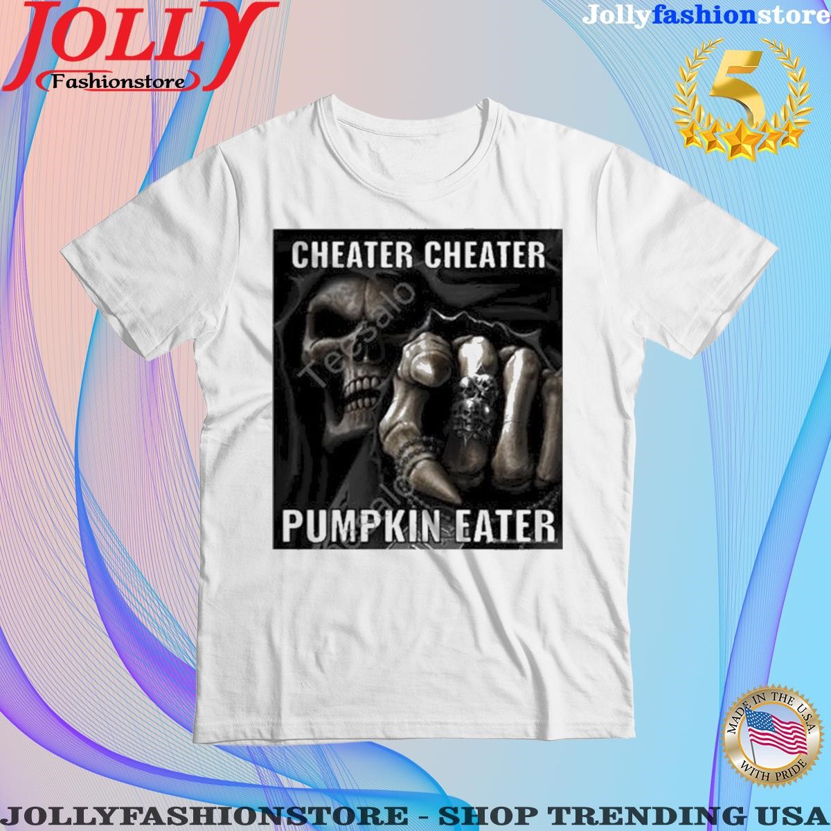 Official cheater Cheater Pumpkin Eater Angel Of Death Shirt