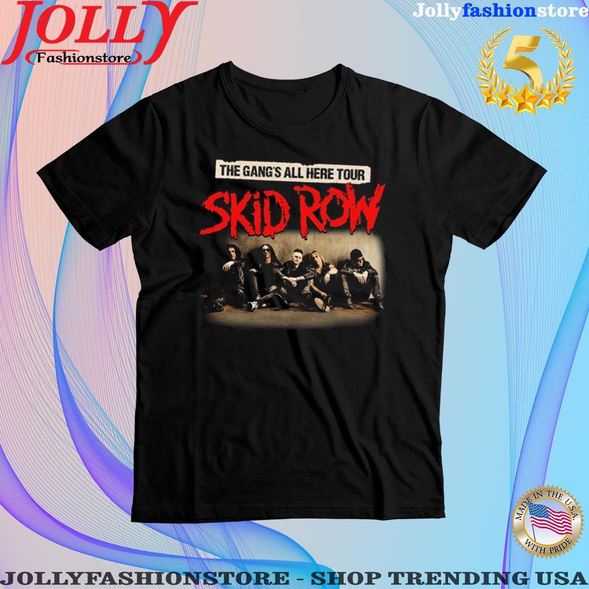 Official the gang's all here tour skid row Shirt