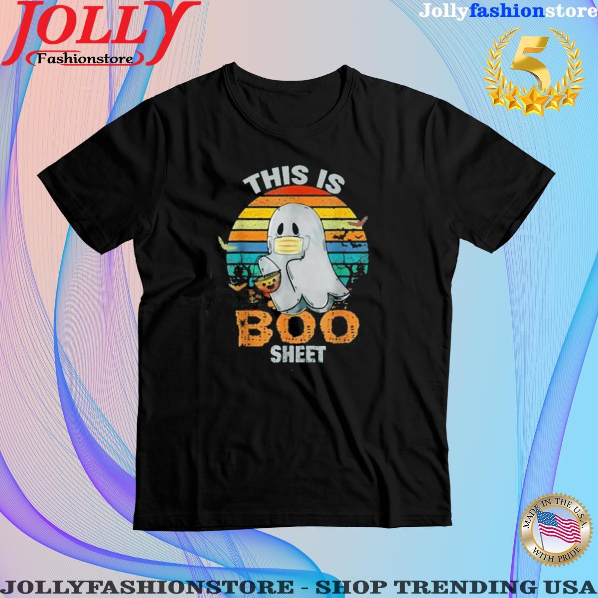 Official this is boo sheet ghost halloween horror halloween T Shirt