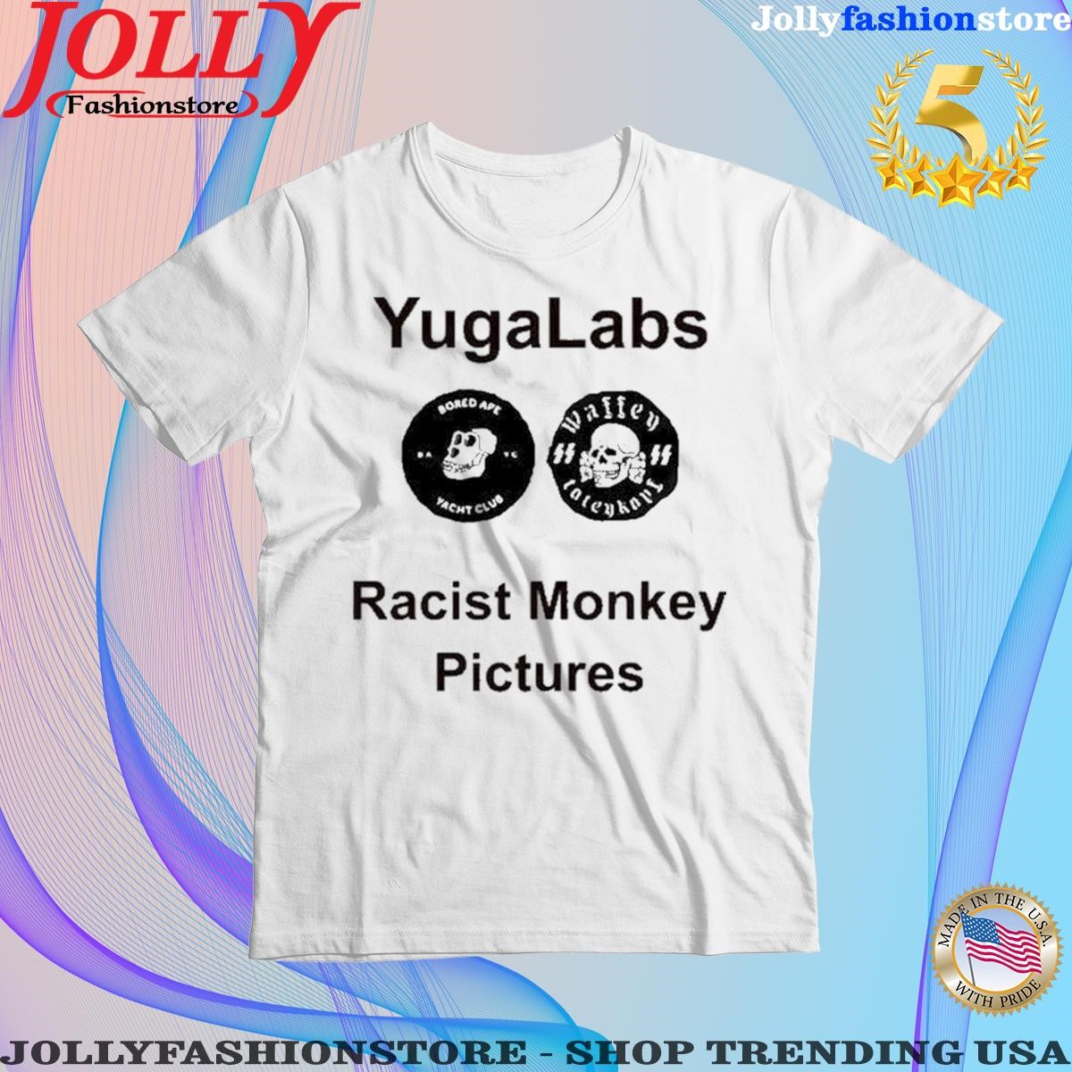 Official yuga Labs Racist Monkey Pictures T Shirt
