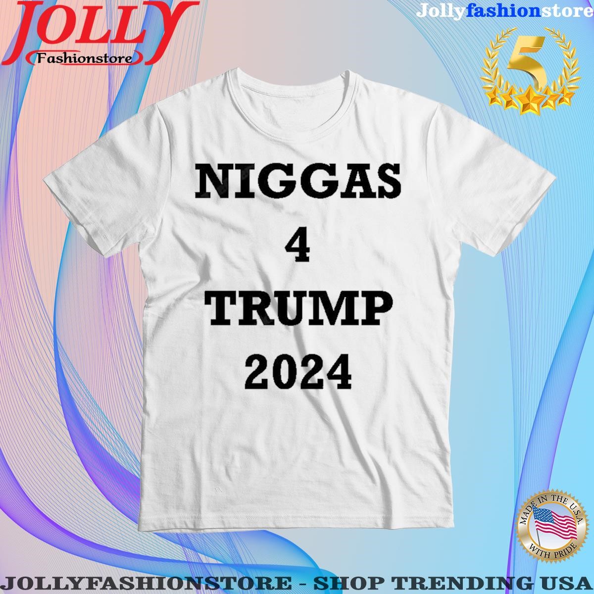 Trending georgia Man Wearing Niggas 4 Trump 2024 T Shirt