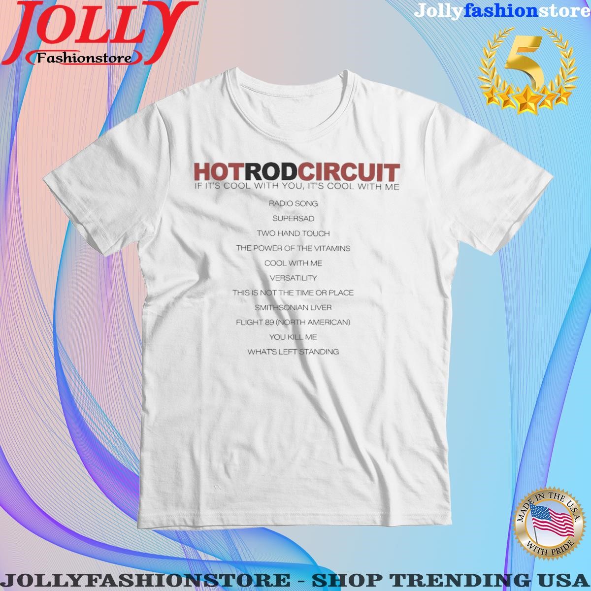 Trending some hot rod circuit tracklist gold Shirt