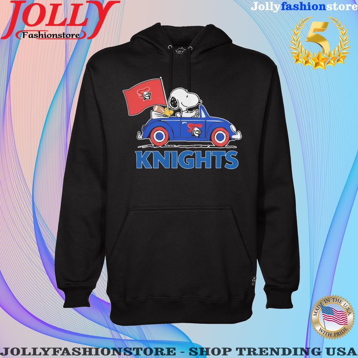 Snoopy and Woodstock car newcastle knights flag Shirt Hoodie shirt