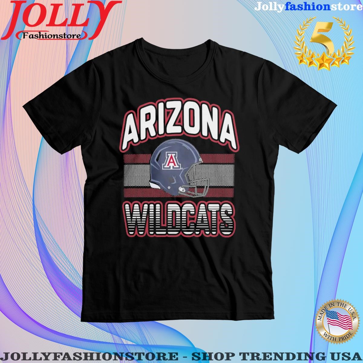 Arizona wildcats Football wordmark helmet Shirt