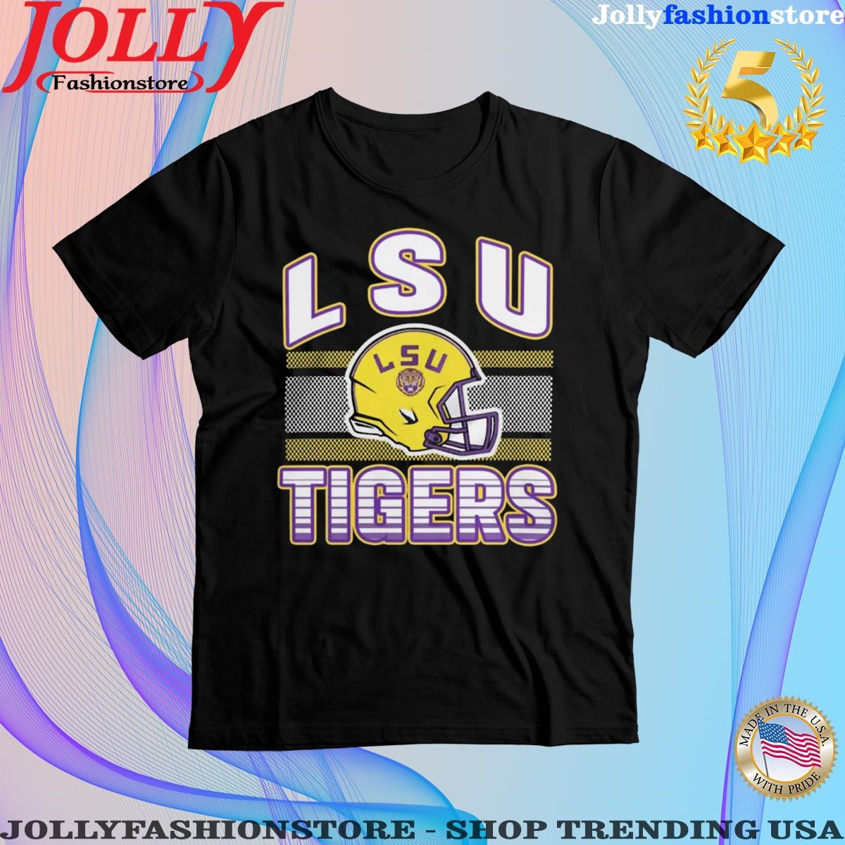 Lsu tigers Football wordmark helmet Shirt