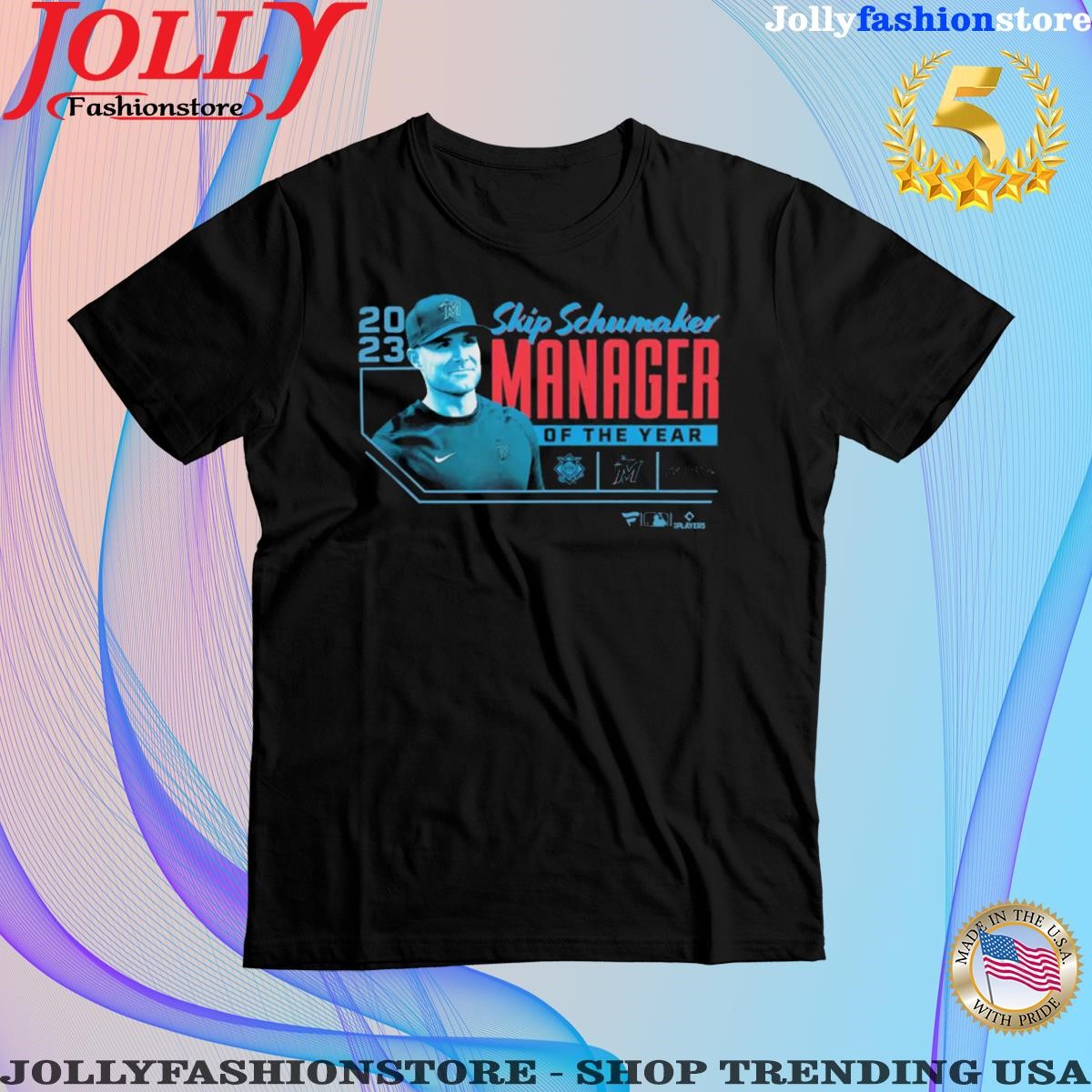 Miami Marlins Skip Schumaker Mlb 2023 Nl Manager Of The Year Shirt