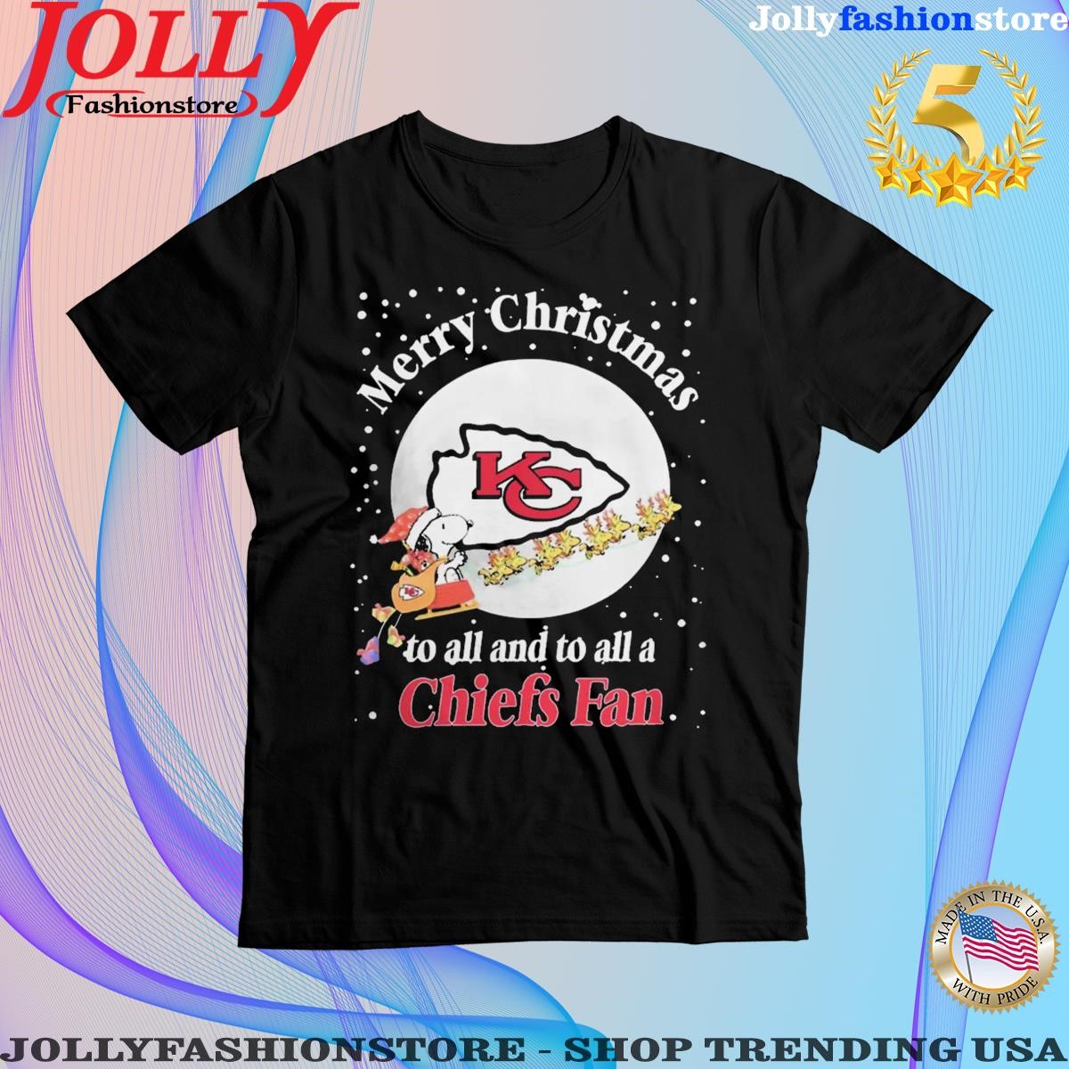 Snoopy Merry Christmas To All And To All A Kansas City Chiefs Fan Christmas Shirt