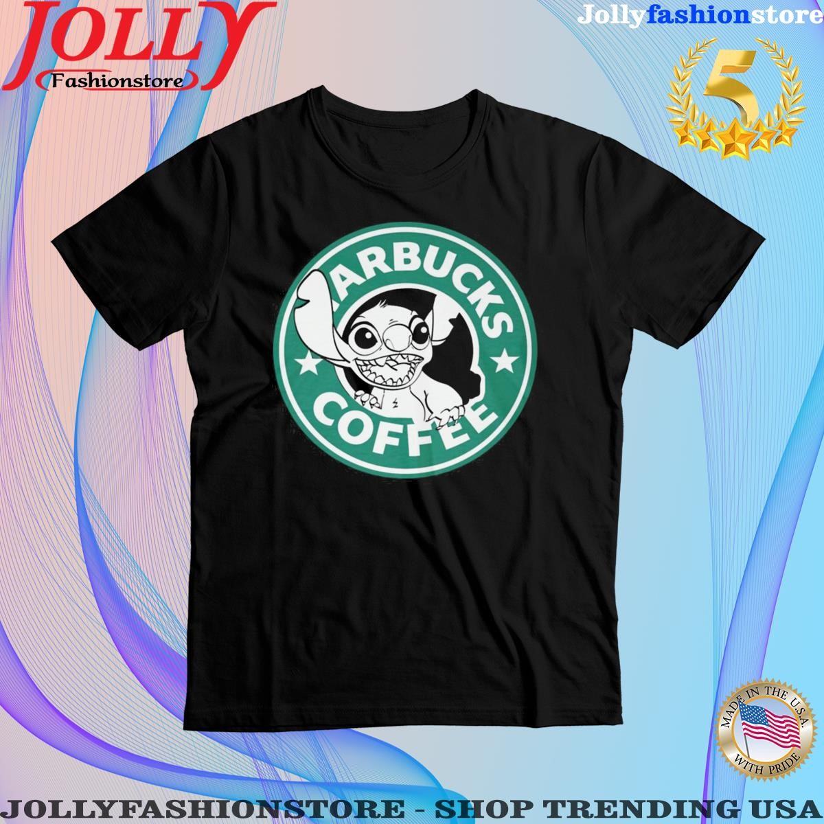 Stitch starbucks coffee logo Shirt
