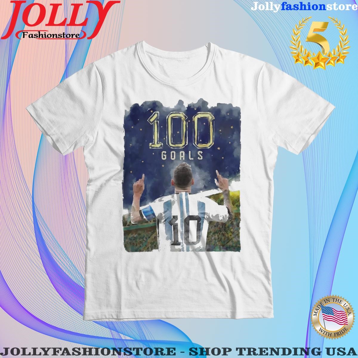 The messI 100 Argentina goals graphic Shirt